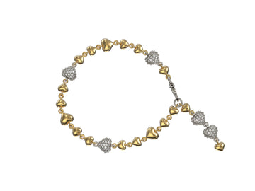 Heart Bead Bracelet