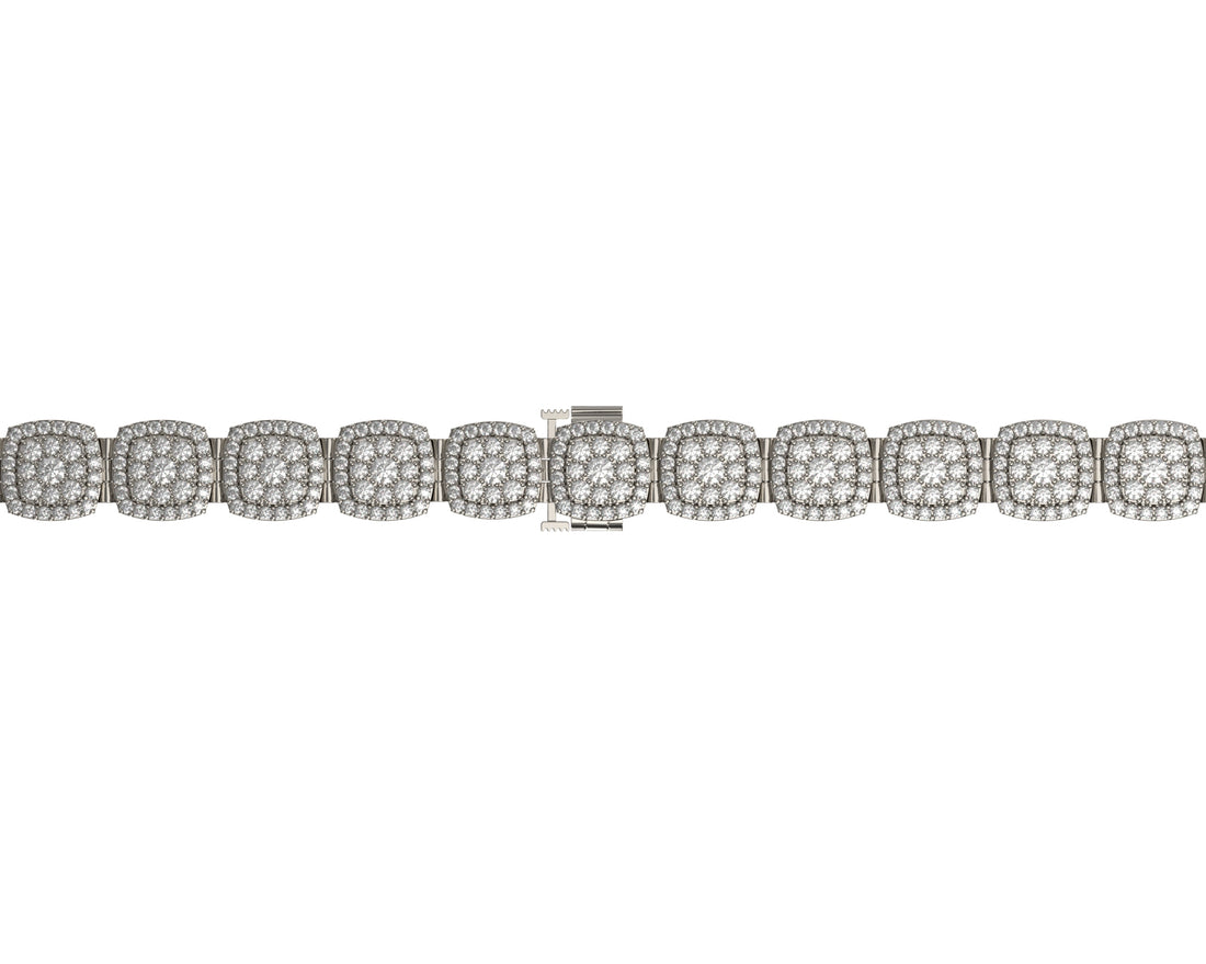 Cluster Diamond Bracelet