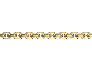 Oval Link Plain Gold