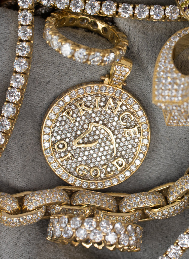 Custom jewelry real diamond Clearance