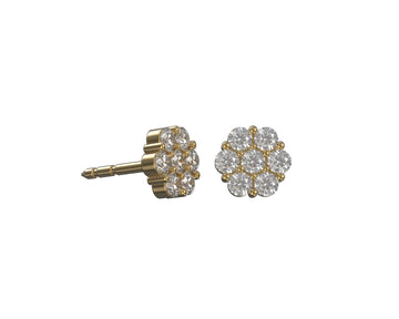 Flowerette Cluster Studs
