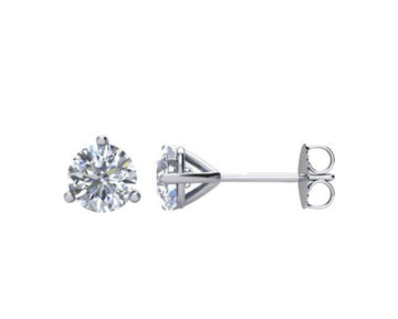 Solitaire Studs Lab Grown