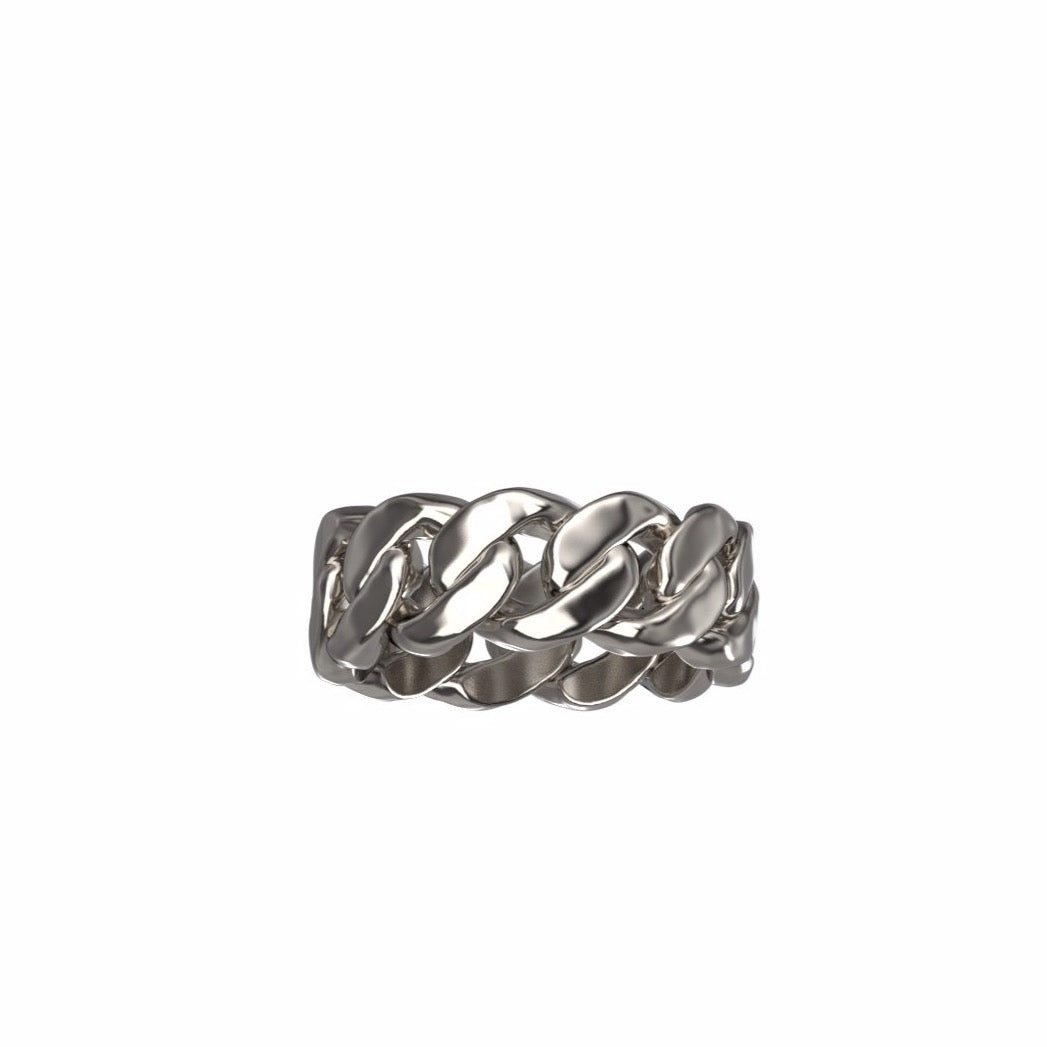 9mm Cuban Link Ring