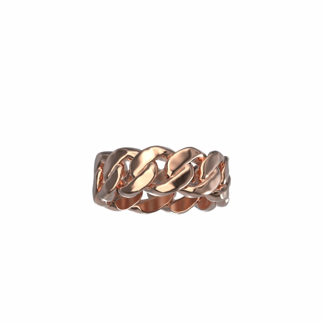 7mm Cuban Link Ring