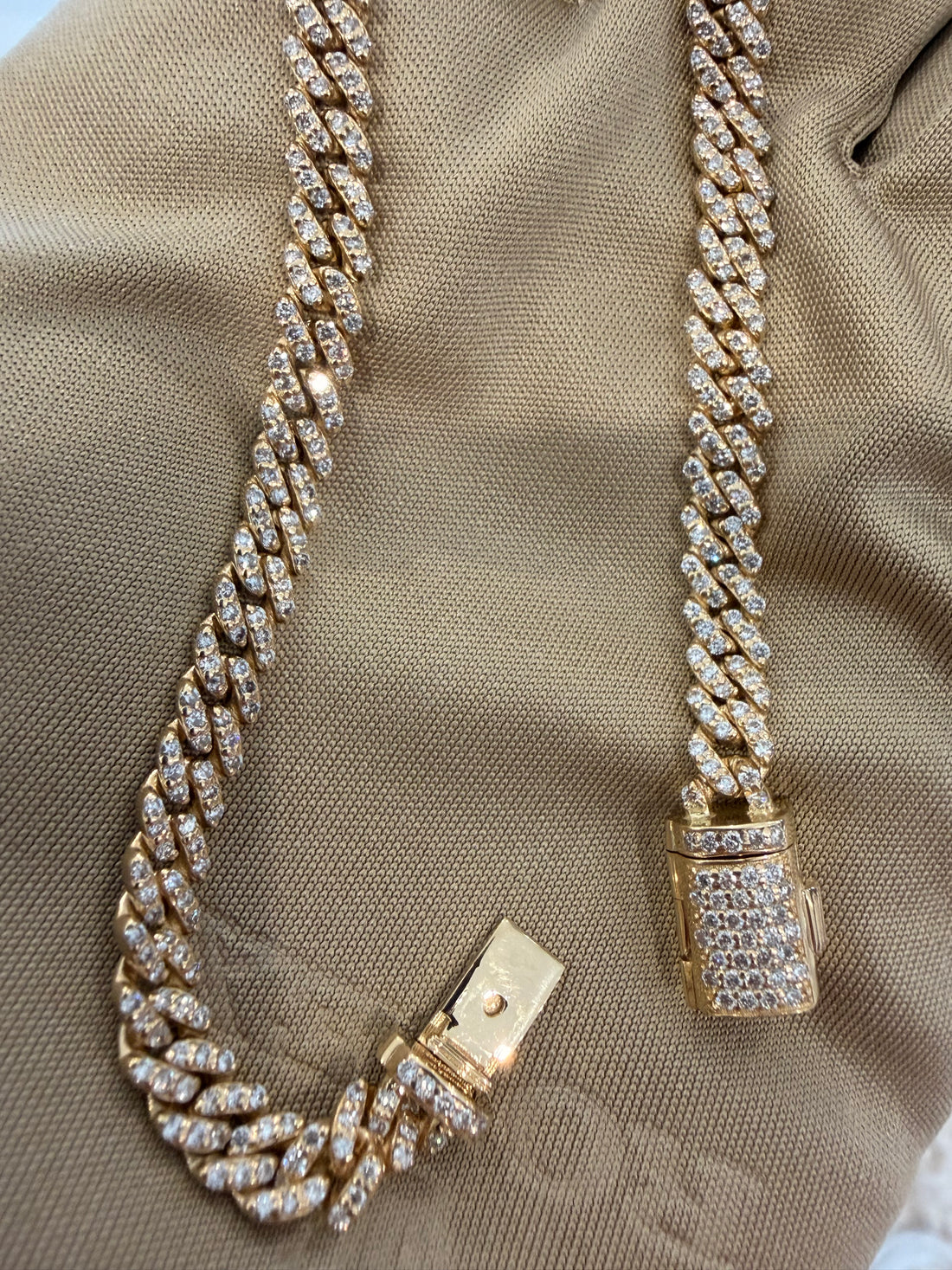 5mm Diamond Cuban Link Bracelet