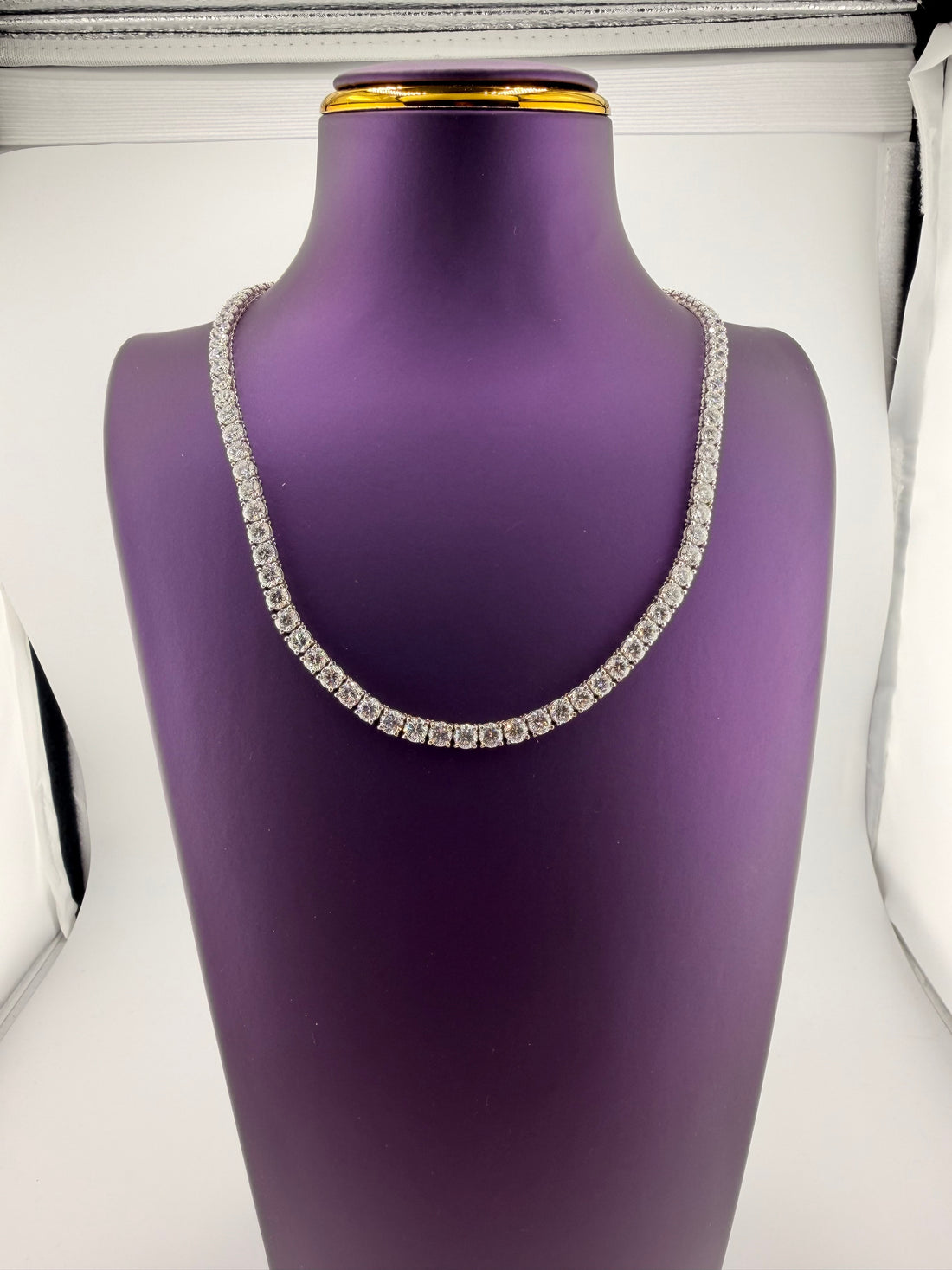 33.83cttw Tennis Necklace