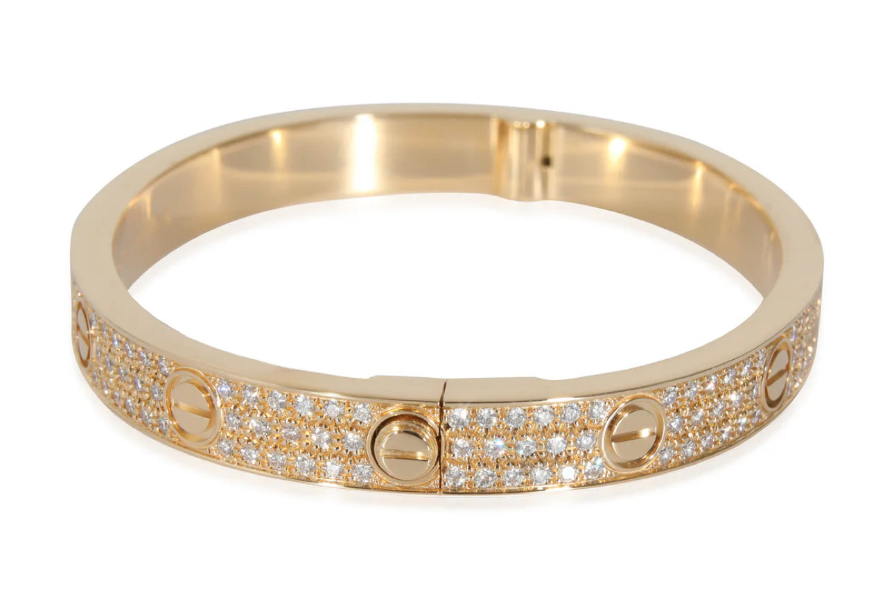 Screw Style Bangle all Diamonds (MD Size)