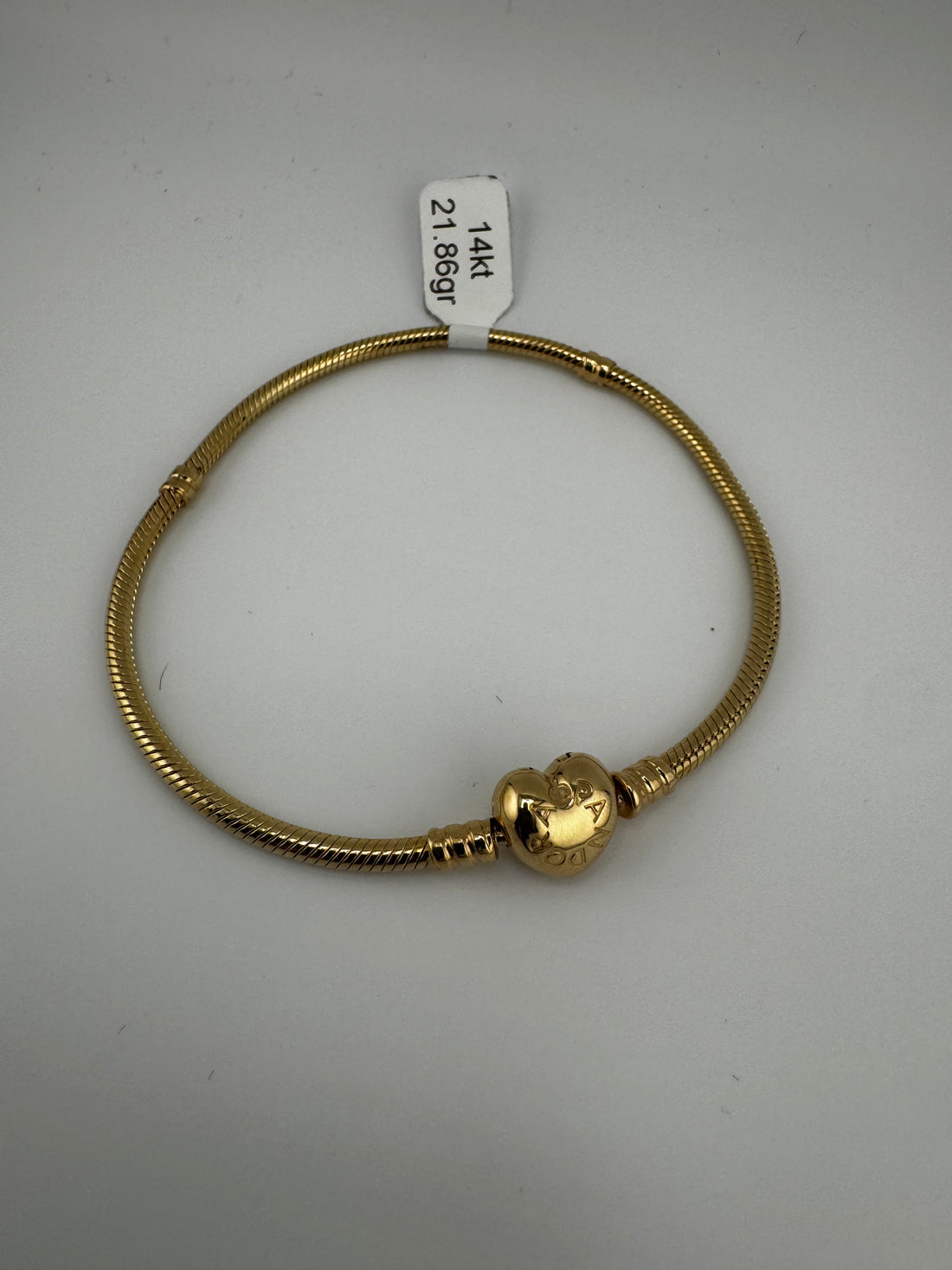 14kt Pandora bracelet