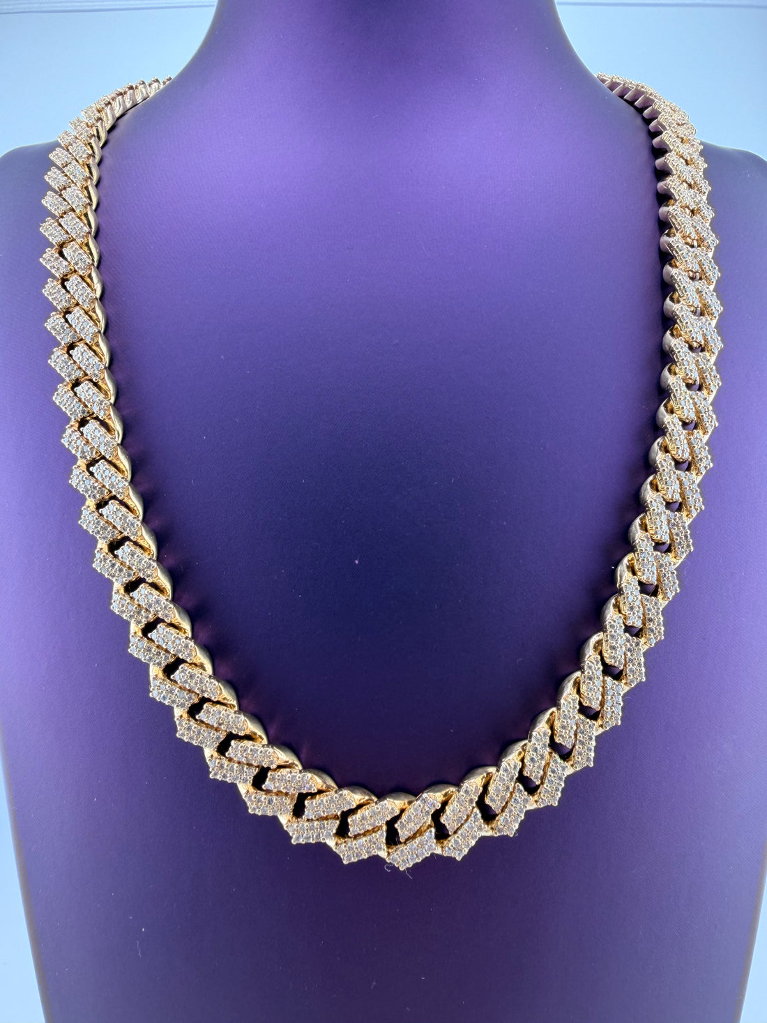 10mm Iced Out Cuban Link Chain