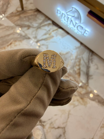 Initial Signet Ring