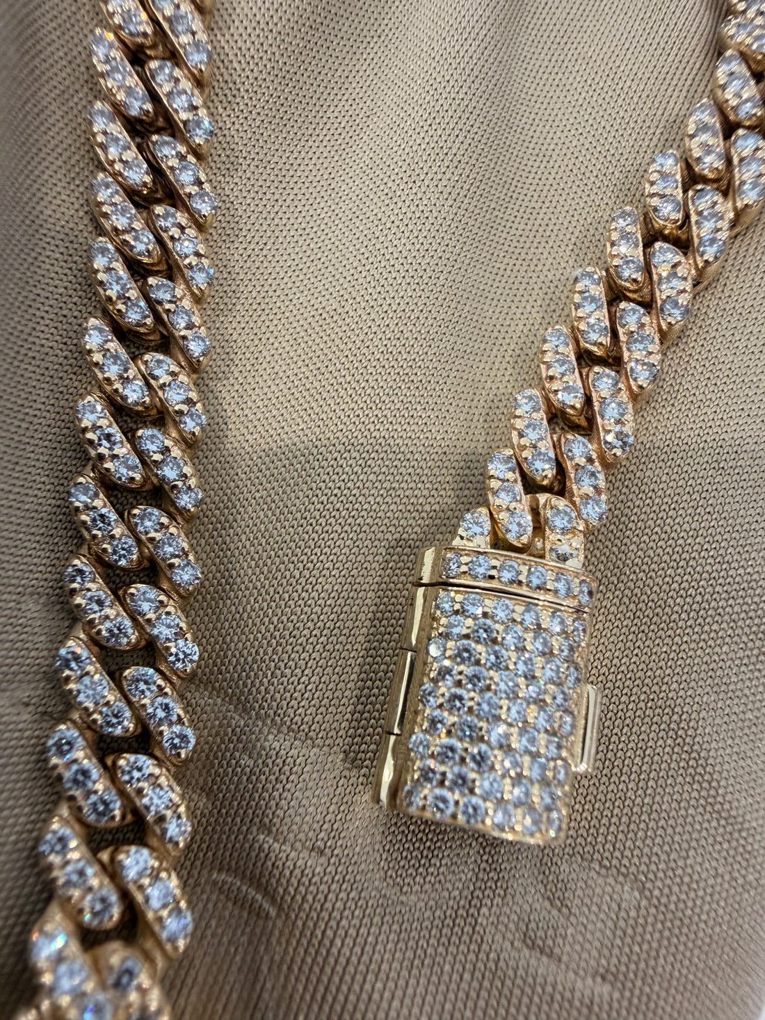 7mm Diamond Cuban Link Bracelet