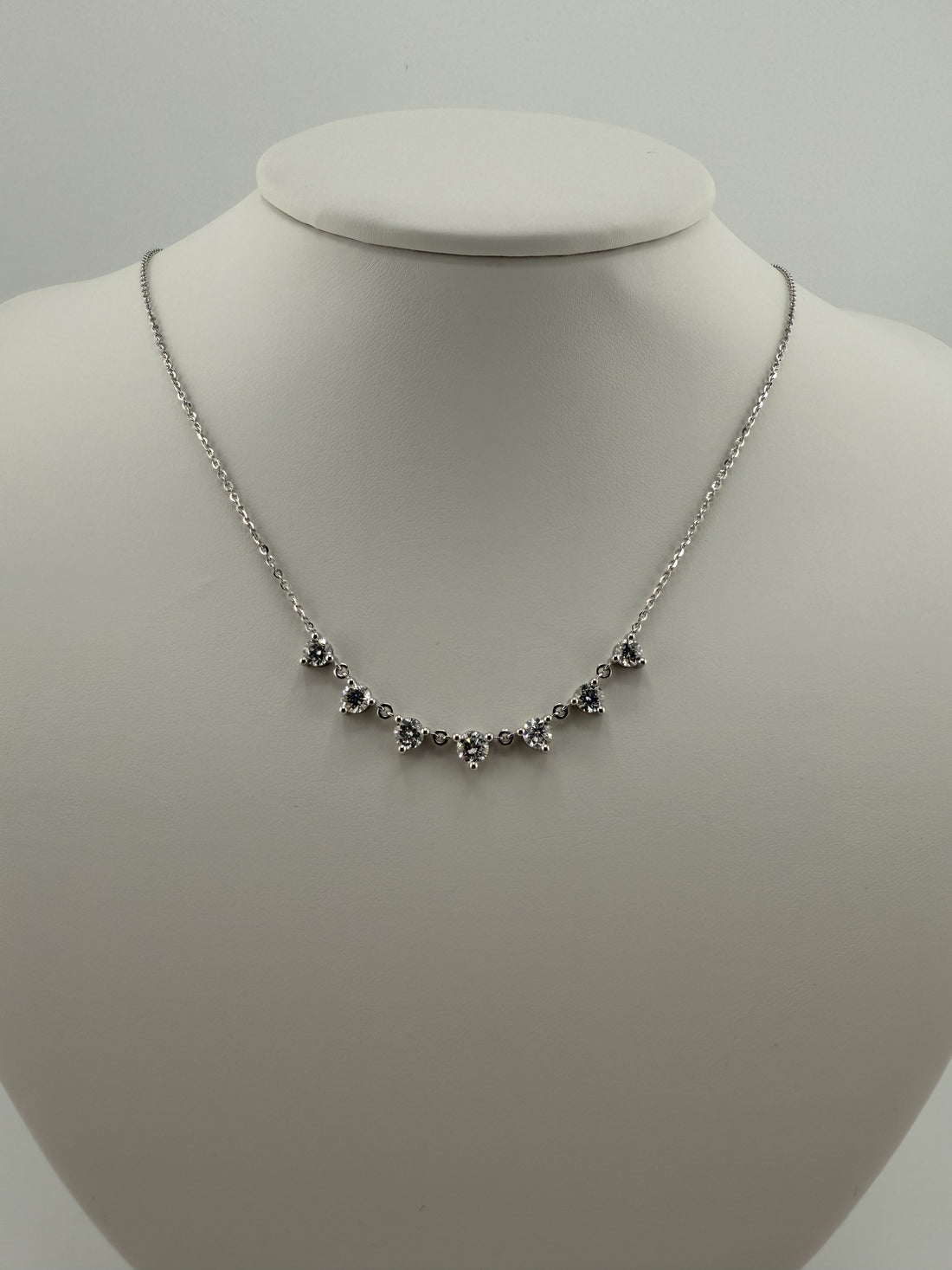 Seven Diamond Necklace