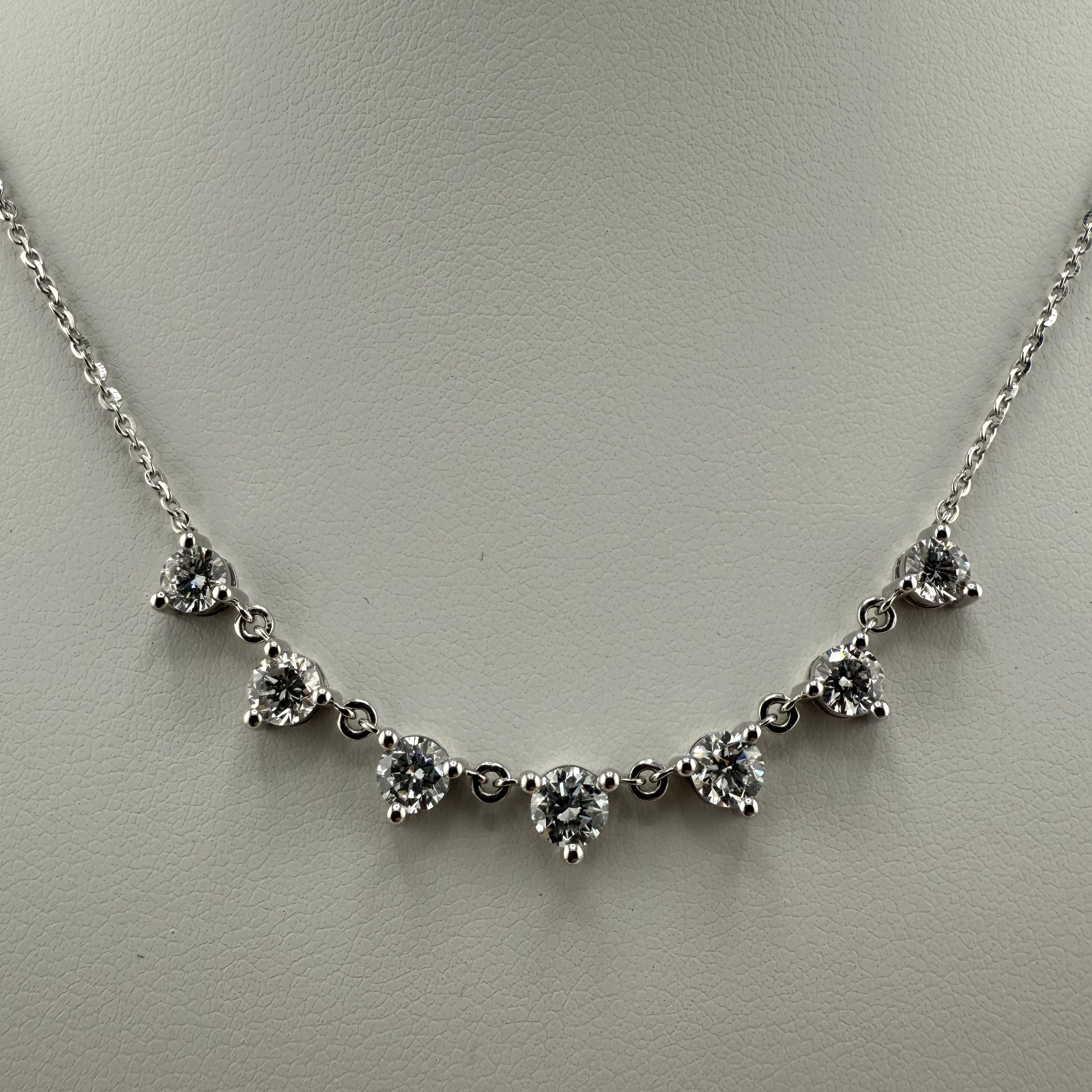 Seven Diamond Necklace