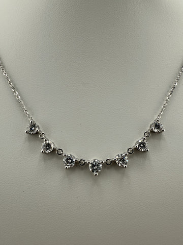 Seven Diamond Necklace