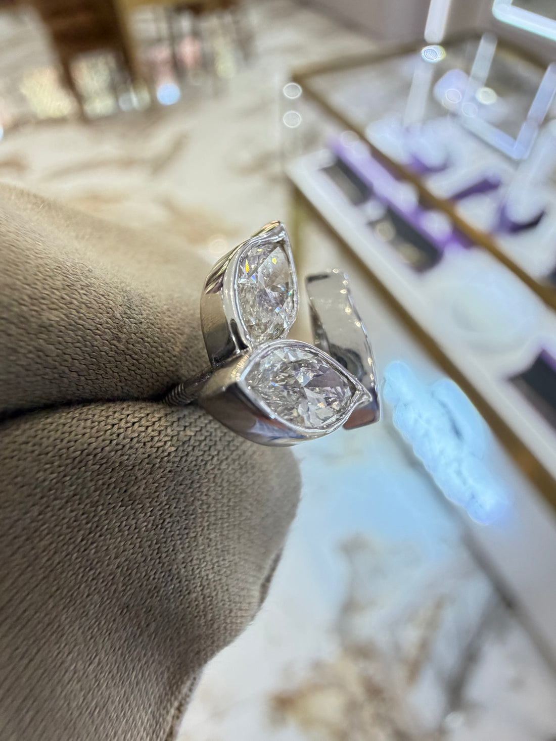 Luminous Petals Diamond Studs