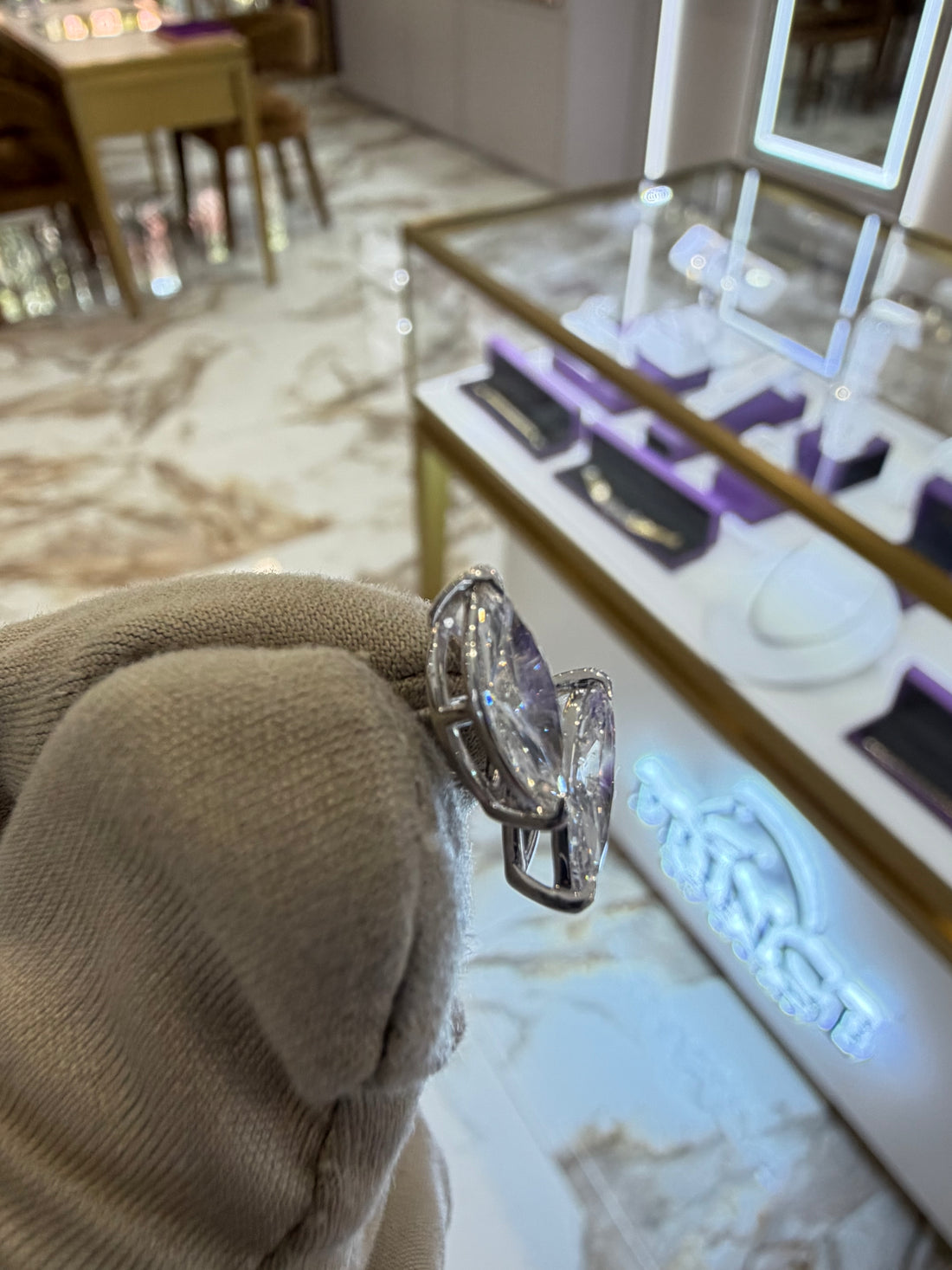 1.67cttw Marquise Diamond Studs WG