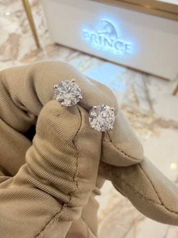 2.03cttw Round Diamond Studs