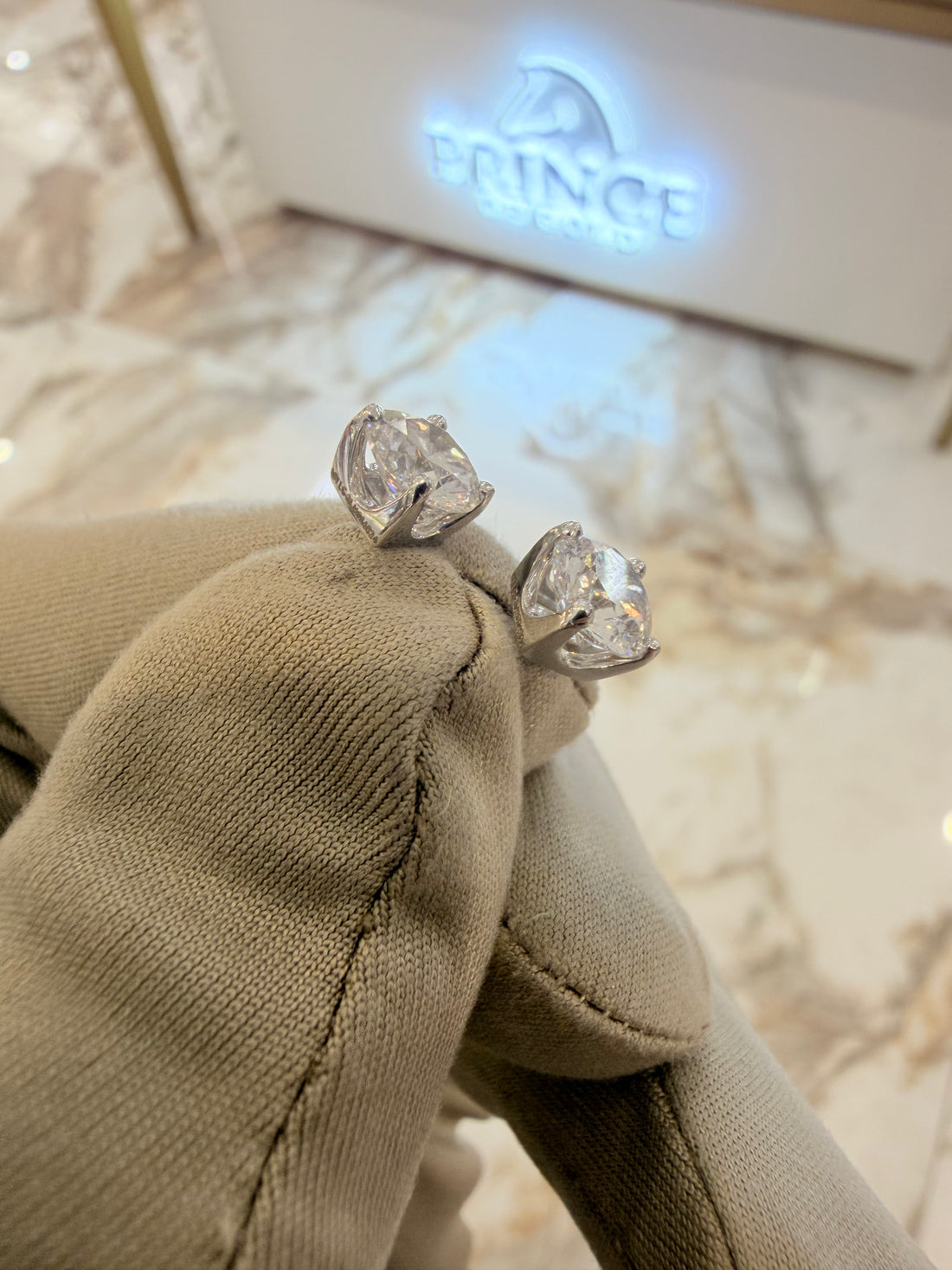 2.03cttw Round Diamond Studs