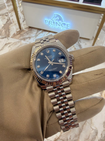 DJ 41mm Blue Diamond Dial 2022