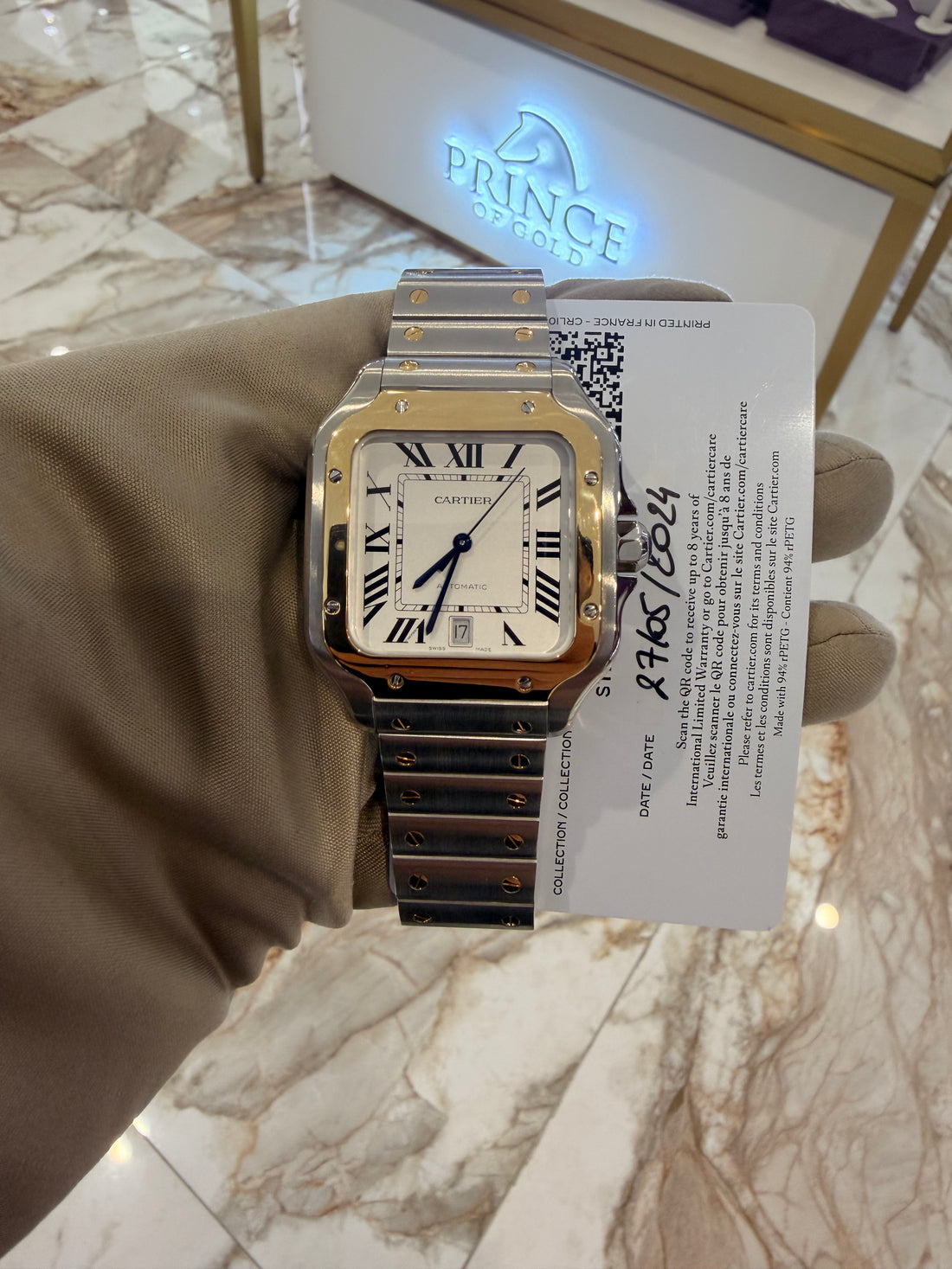 Cartier Santos Two Tone
