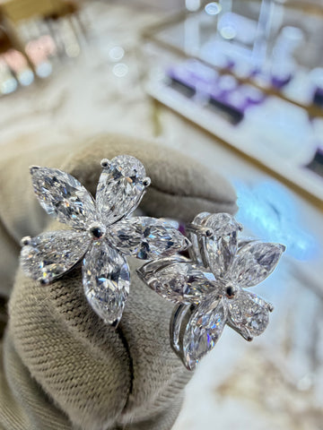 Flower Style Studs