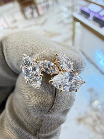 Celestial Blossom Studs YG