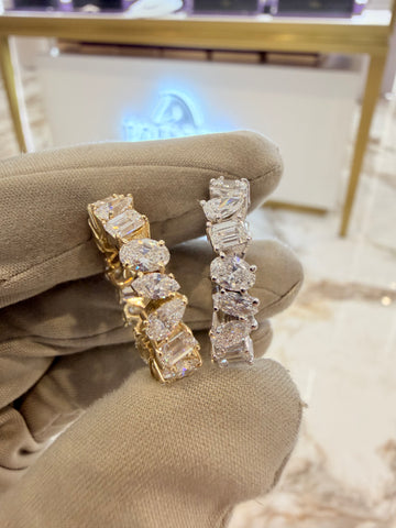 Heirloom Mosaic Eternity Band
