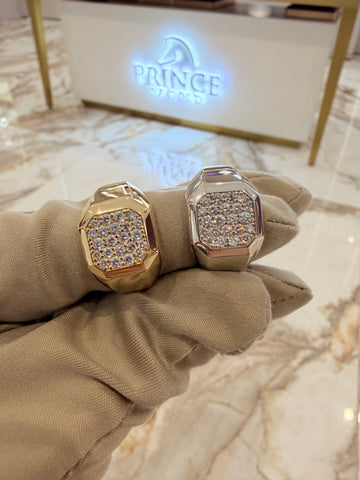 Glided Crest Signet Ring