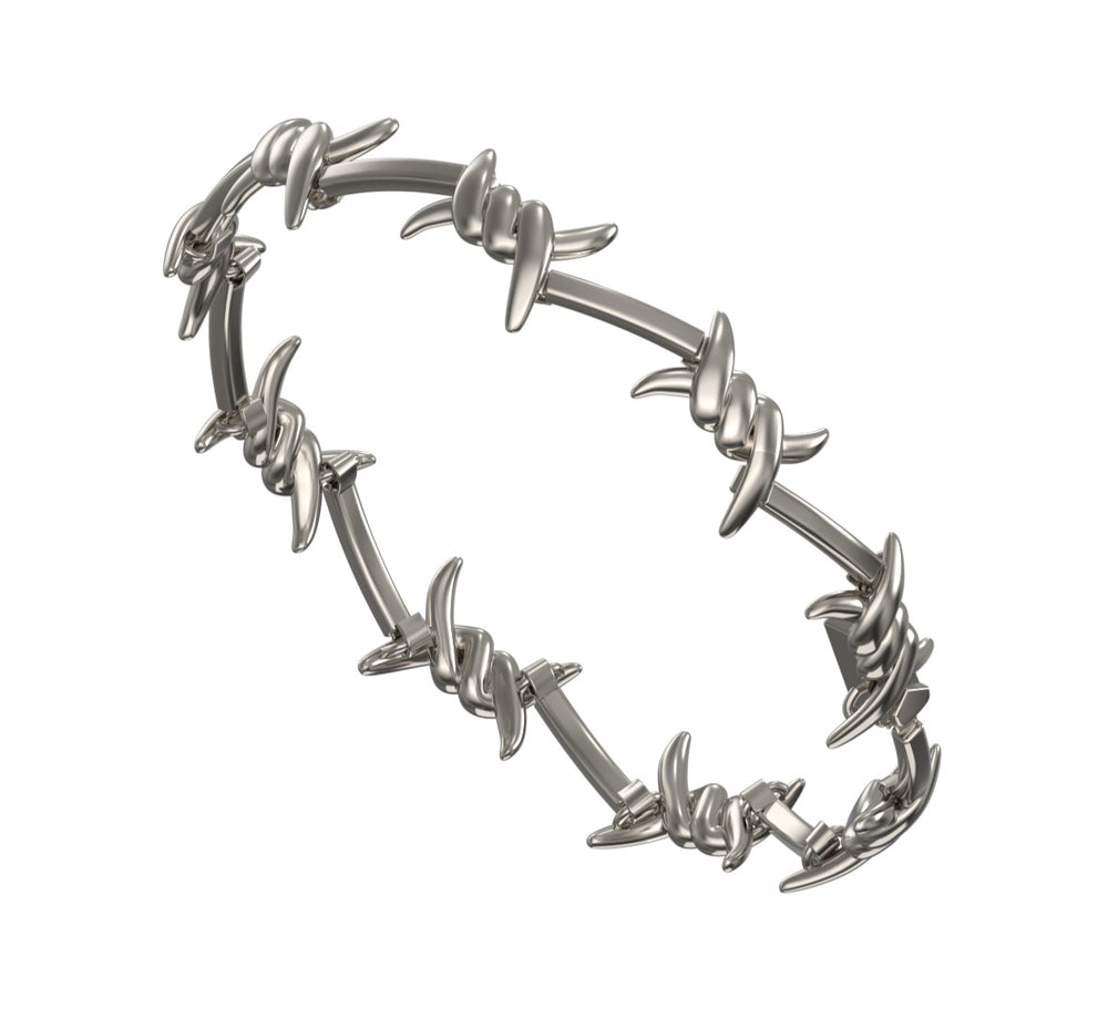 Barbed Wire Bracelet Plain