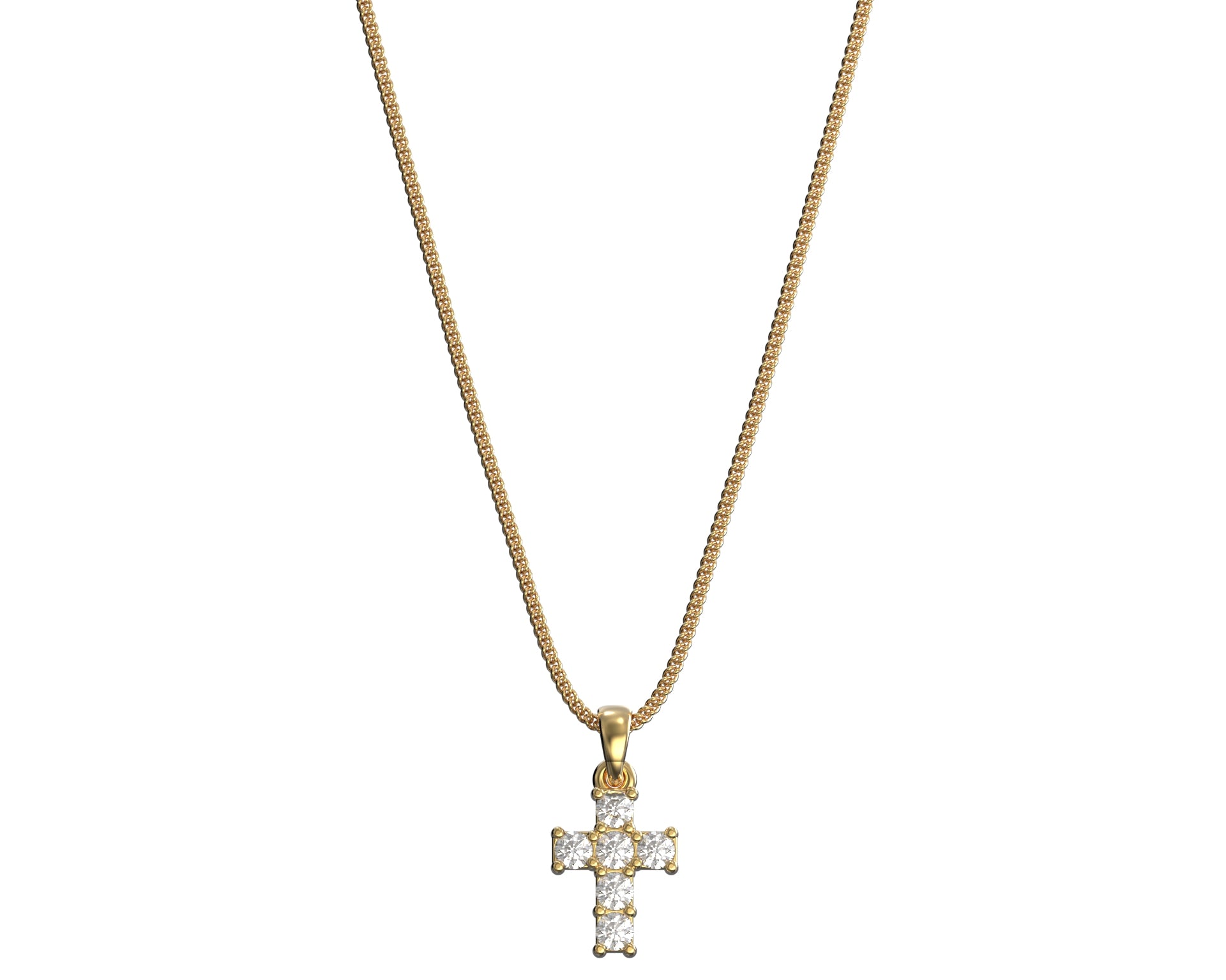 6 Diamond Cross