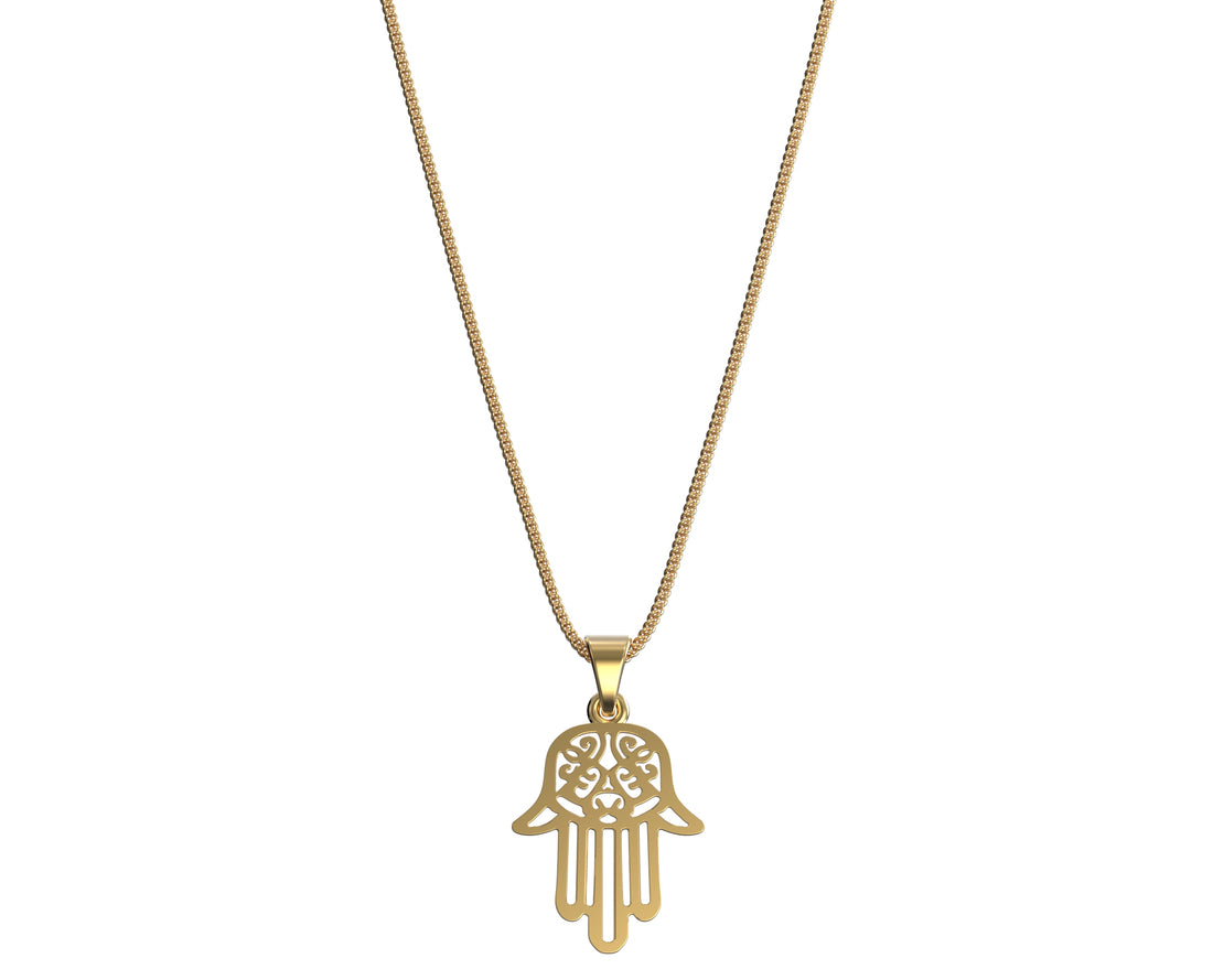 Plain Gold Hamsa Hand