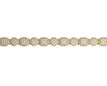 Cluster Diamond Bracelet