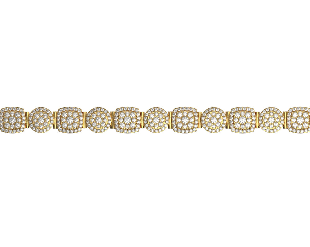 Cluster Diamond Bracelet
